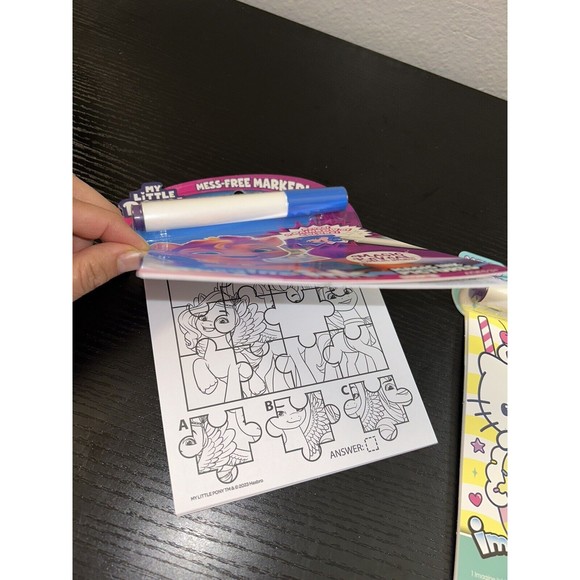 Set of 3 Mess Free Markers Magic Ink Pictures Image Rainbow Color Disney Marvel - Picture 3 of 5